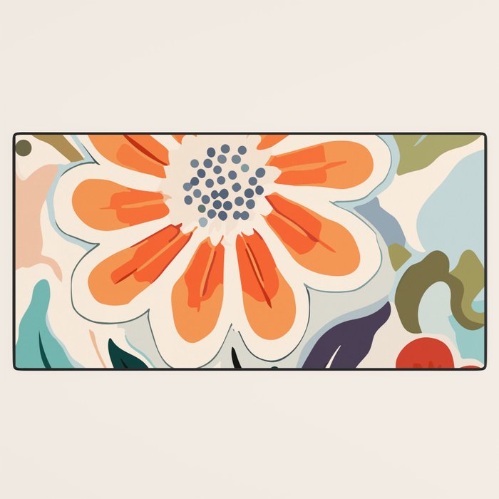 Charlotte Flower Market Print Desk Mat Gallery Image 3
