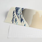 The Great Wave of Pugs Vanilla Sky Wrapping Paper Gallery Image 2