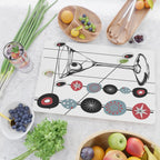 Mid-Century Modern Art Atomic Cocktail 3.0 Cutting Board Gallery Image 2