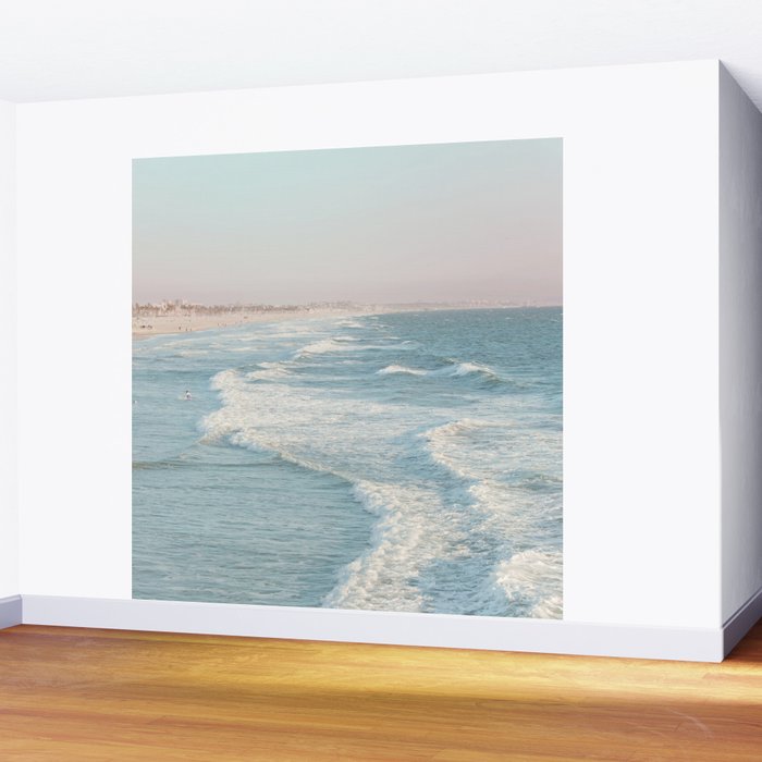 Santa Monica - California Beach Photography Wall Mural Gallery Image 2