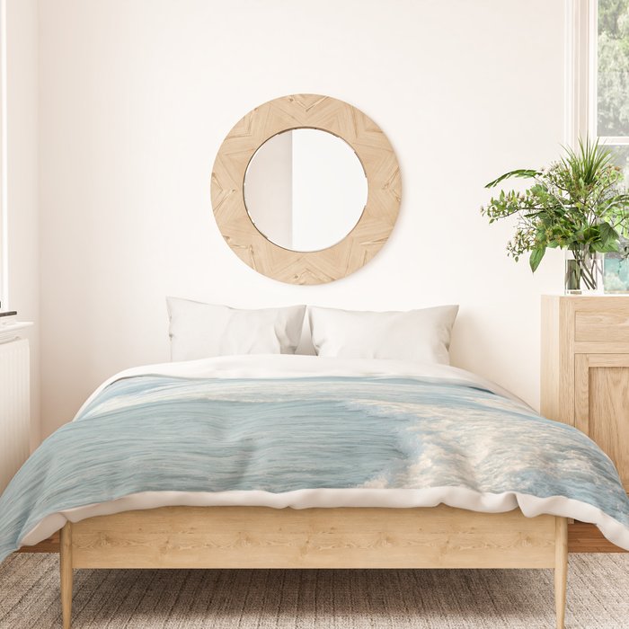 Santa Monica - California Beach Photography Duvet Cover Gallery Image 3