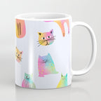 Rainbow Cats Pastel Coffee Mug Gallery Image 1
