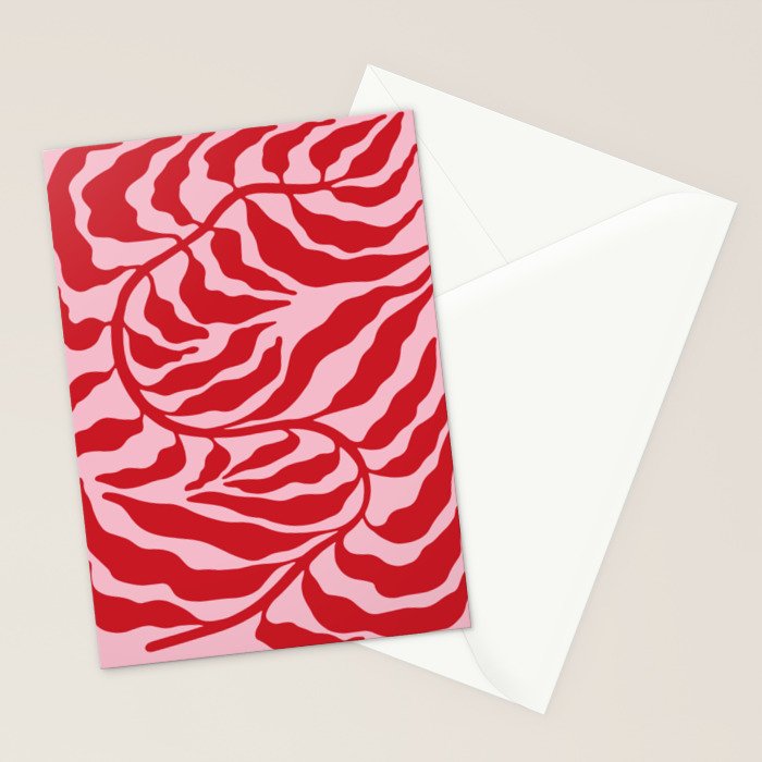 Wild Ferns: Wine Edition Stationery Card Gallery Image 2