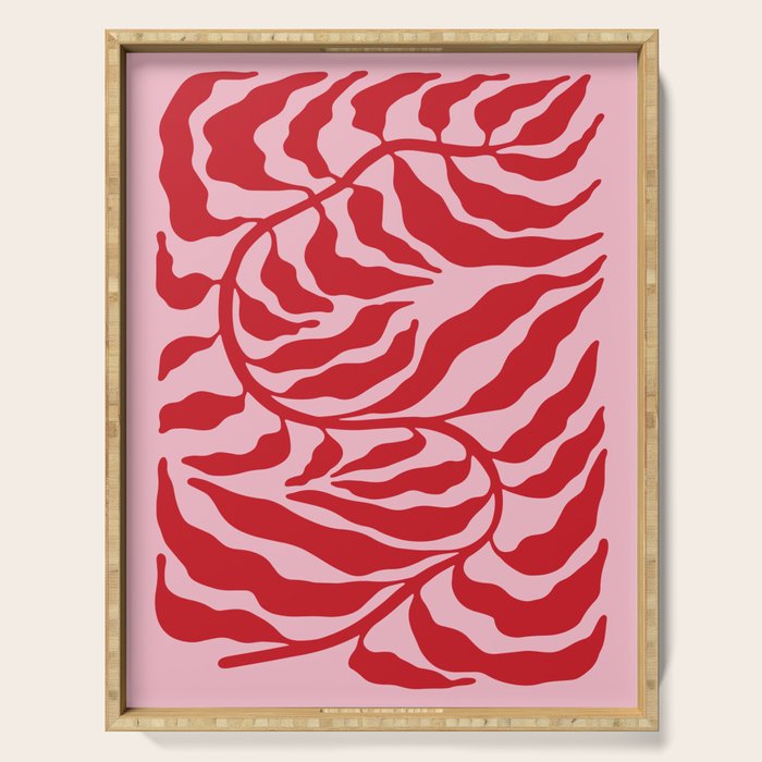 Wild Ferns: Wine Edition Serving Tray Gallery Image 1