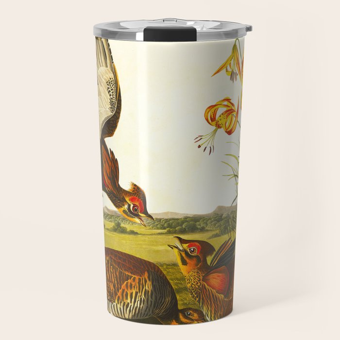 Pinnated Grouse Bird Travel Mug Gallery Image 1