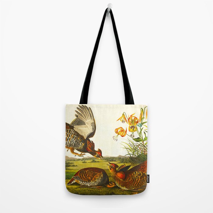 Pinnated Grouse Bird Tote Bag Gallery Image 2