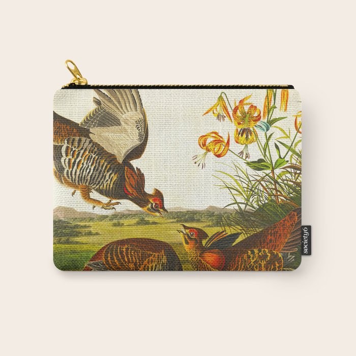 Pinnated Grouse Bird Carry All Pouch Gallery Image 1