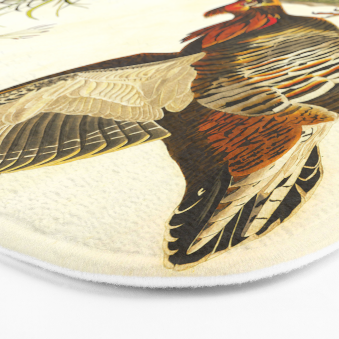 Pinnated Grouse Bird Bath Mat Gallery Image 3