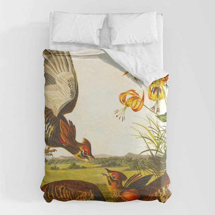 Pinnated Grouse Bird Duvet Cover Gallery Image 1