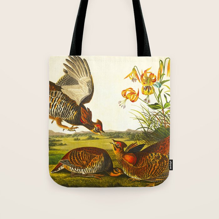 Pinnated Grouse Bird Tote Bag Gallery Image 1