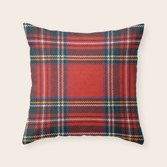 Love Tartán (5) - Stewart Royal Throw Pillow Gallery Image 6