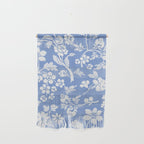 Vintage Style Chintz Florals On Blue Wall Hanging Gallery Image 1