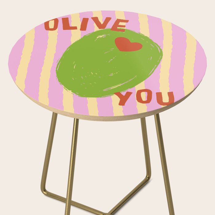 Love You Olive Kitchen Art Side Table Gallery Image 2