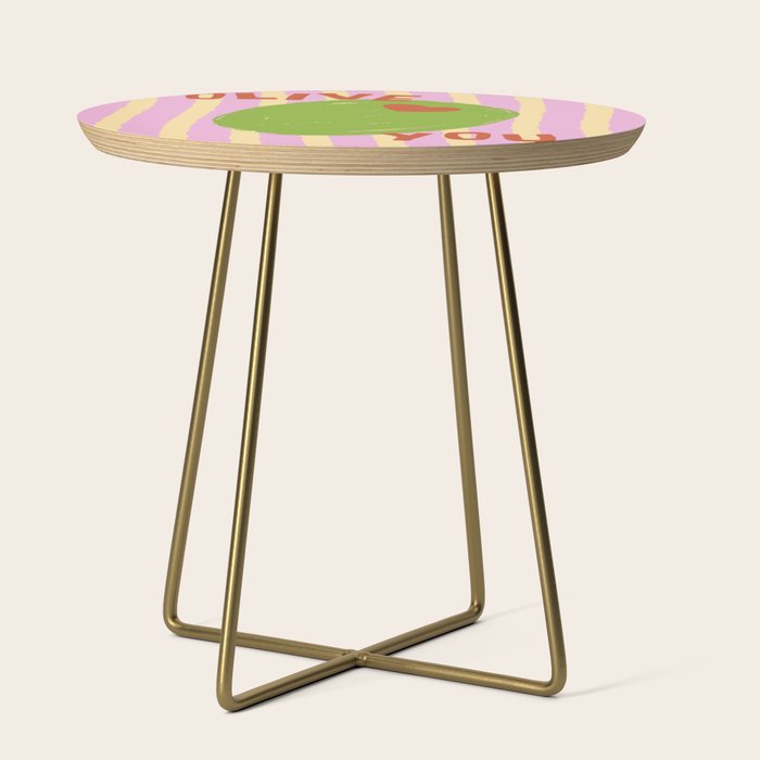 Love You Olive Kitchen Art Side Table Gallery Image 1