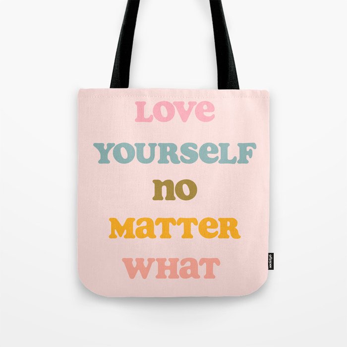 Love Yourself Art Print Tote Bag Gallery Image 1