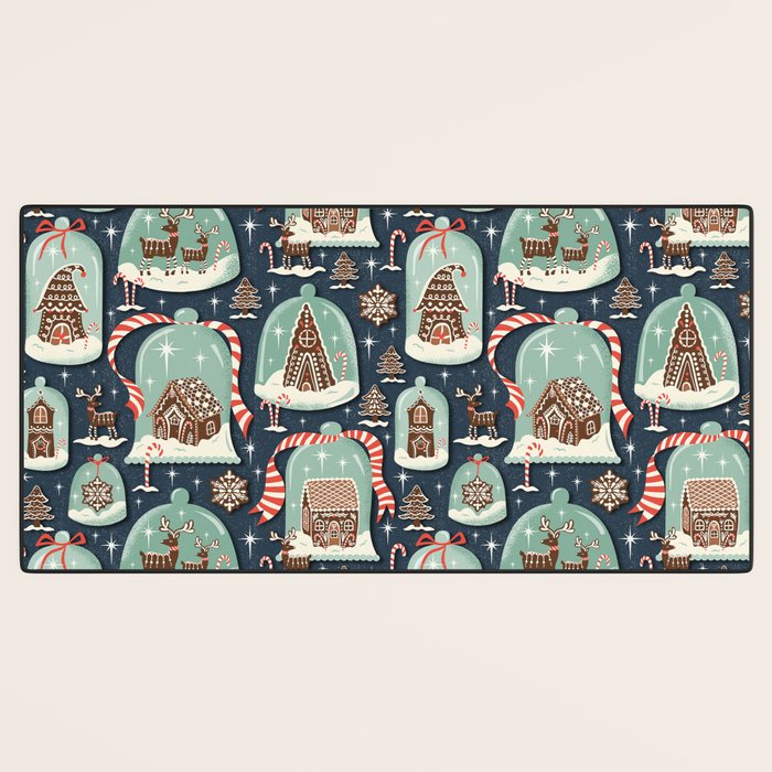 Gingerbread Village Desk Mat Gallery Image 3