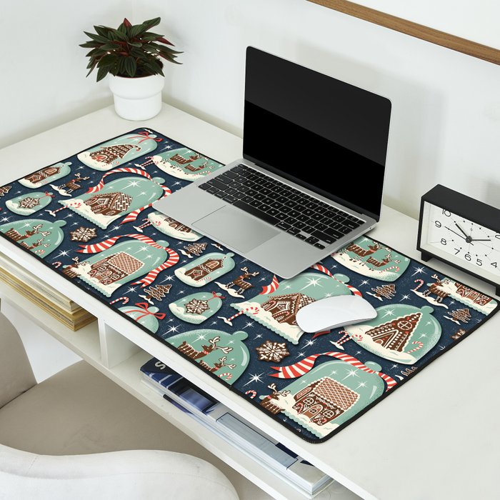 Gingerbread Village Desk Mat Gallery Image 2