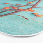 She Hung Her Dreams on Branches - autumn botanical still life photo cottage decor Bath Mat Gallery Image 3