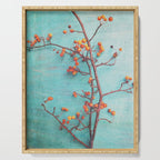 She Hung Her Dreams on Branches - autumn botanical still life photo cottage decor Serving Tray Gallery Image 1