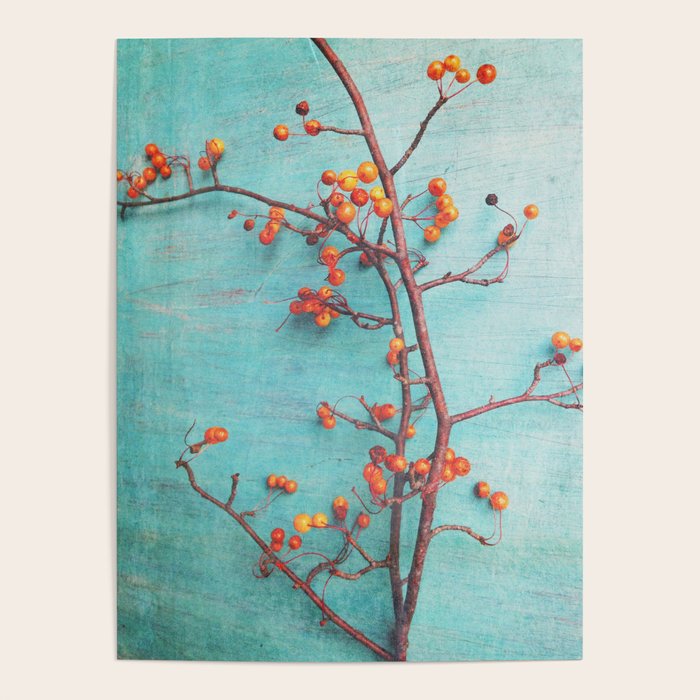 She Hung Her Dreams on Branches - autumn botanical still life photo cottage decor Poster Gallery Image 4
