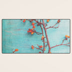 She Hung Her Dreams on Branches - autumn botanical still life photo cottage decor Desk Mat Gallery Image 3