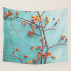 She Hung Her Dreams on Branches - autumn botanical still life photo cottage decor Wall Tapestry Gallery Image 4