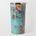 She Hung Her Dreams on Branches - autumn botanical still life photo cottage decor Travel Mug Gallery Image 1