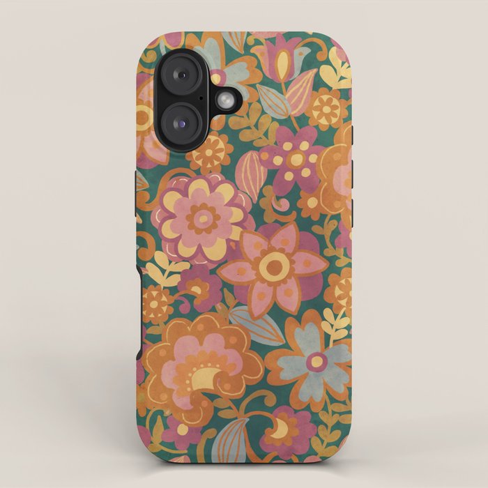 70s pattern iPhone Case Gallery Image 1