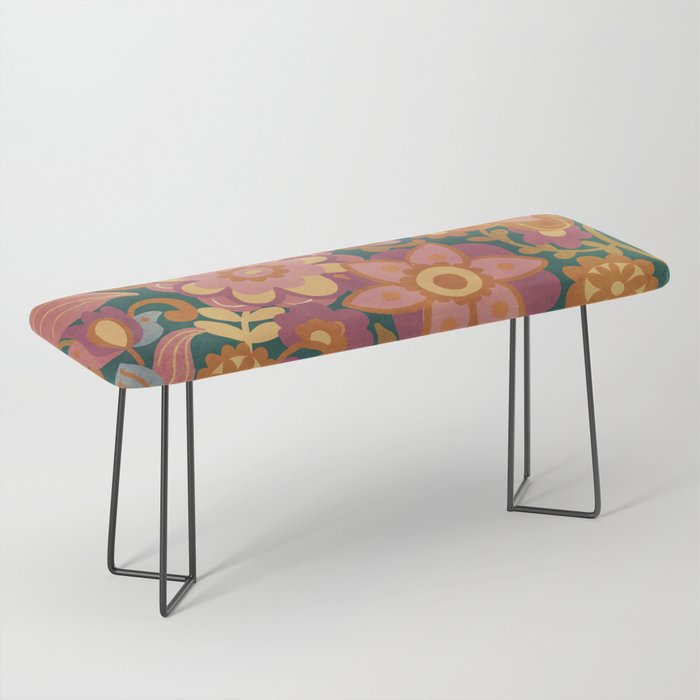 70s pattern Bench Gallery Image 1