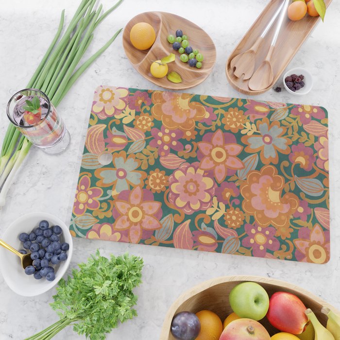 70s pattern Cutting Board Gallery Image 2