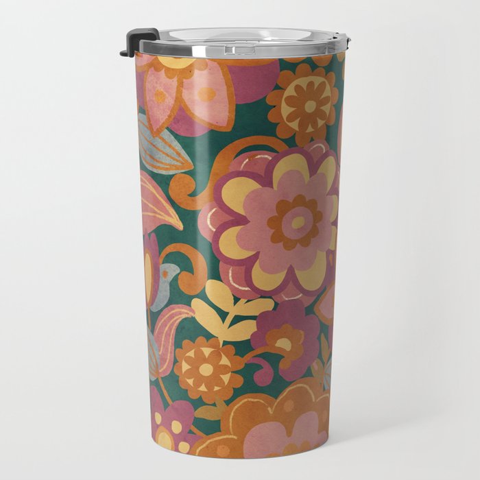 70s pattern Travel Mug Gallery Image 3