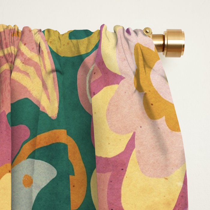 70s pattern Window Curtain Gallery Image 2