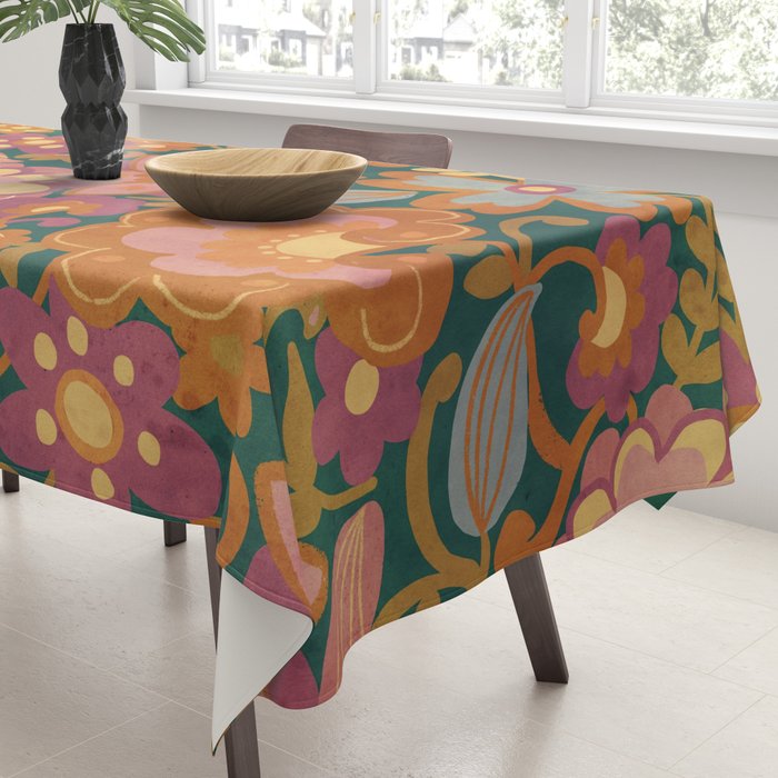 70s pattern Tablecloth Gallery Image 3