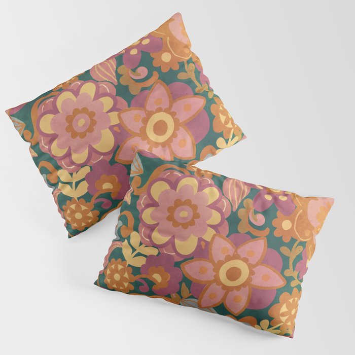 70s pattern Pillow Sham Gallery Image 3