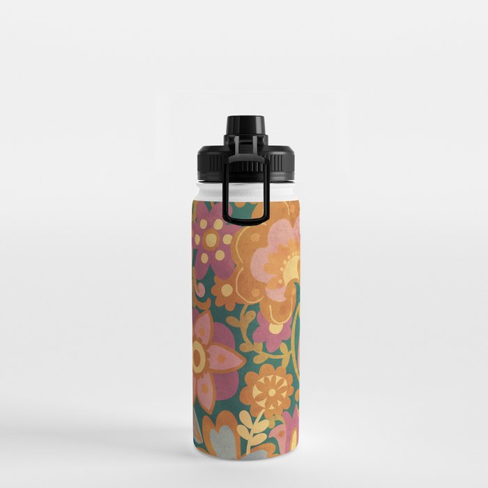 70s pattern Water Bottle Gallery Image 2
