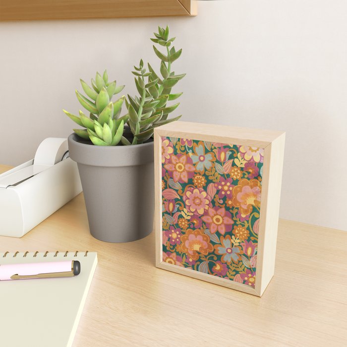 70s pattern Mini Art Print Gallery Image 2