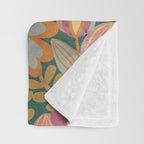 70s pattern Throw Blanket Gallery Image 3