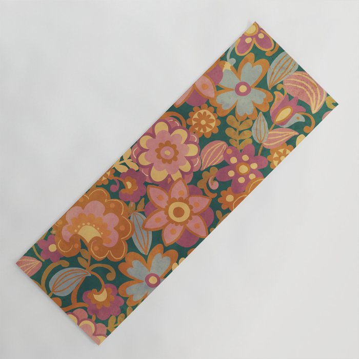 70s pattern Yoga Mat Gallery Image 1