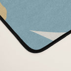 Happy Florals, Light Blue and Yellow Desk Mat Gallery Image 4