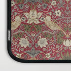 William Morris Strawberry Thief Crimson Red Laptop Sleeve Gallery Image 3
