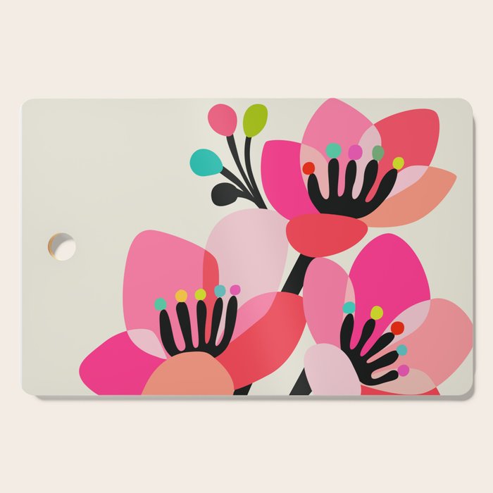 Cherry Blossoms Cutting Board Gallery Image 1