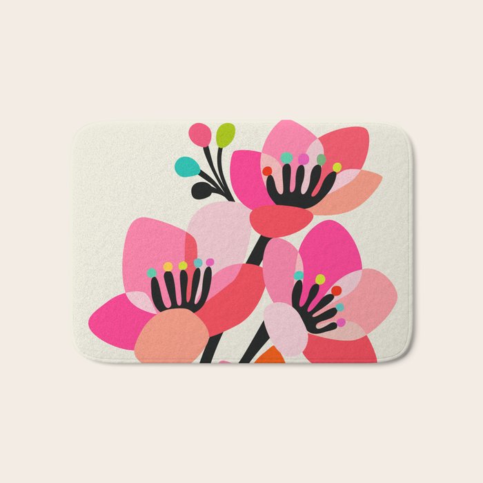 Cherry Blossoms Bath Mat Gallery Image 1