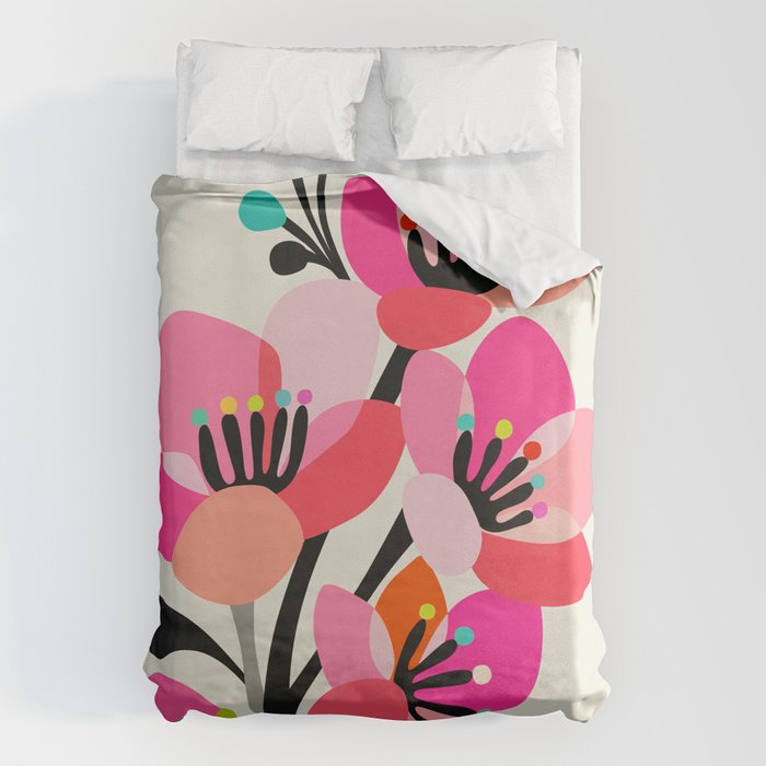 Cherry Blossoms Duvet Cover Gallery Image 1