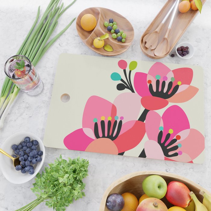 Cherry Blossoms Cutting Board Gallery Image 2