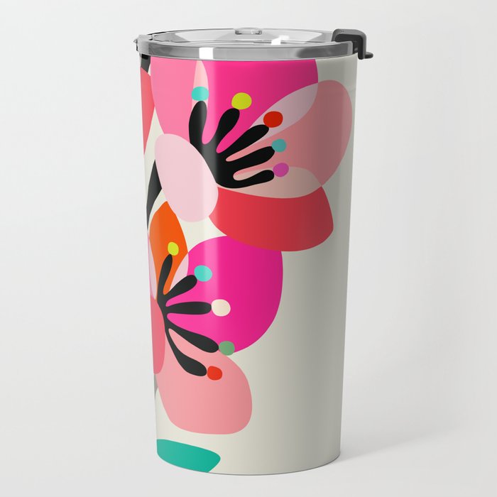 Cherry Blossoms Travel Mug Gallery Image 2
