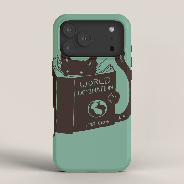World Domination for Cats (Green) iPhone Case Gallery Image 4