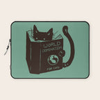 World Domination for Cats (Green) Laptop Sleeve Gallery Image 1