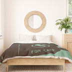 World Domination for Cats (Green) Duvet Cover Gallery Image 3