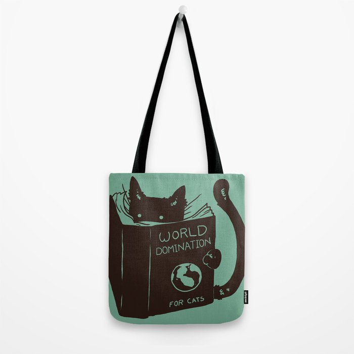 World Domination for Cats (Green) Tote Bag Gallery Image 2