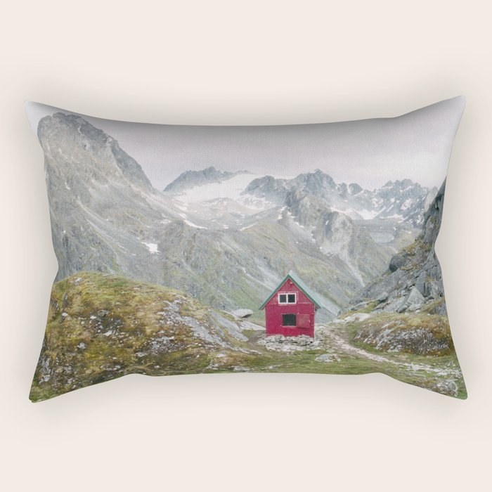 Mint Hut Rectangular Pillow Gallery Image 1